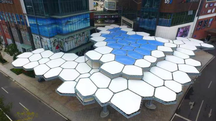 ETFE AND PTFE membrane structure