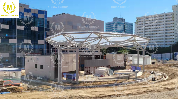 ETFE air cushion of South Korea Inchon Culture Square